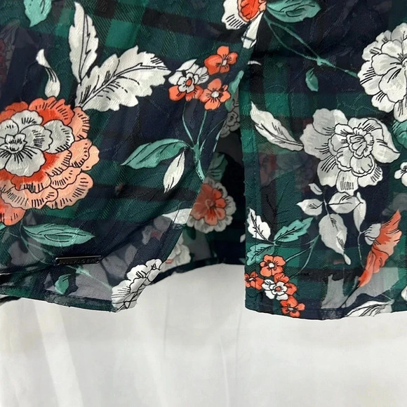 Tommy Hilfiger NEW Women’s XL Urban Folklore Floral V-Neck Semi-sheer Blouse - Picture 8 of 10